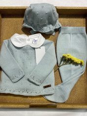 Conj. Camisola, calça e touca menta Conj. Camisola, calça e touca menta