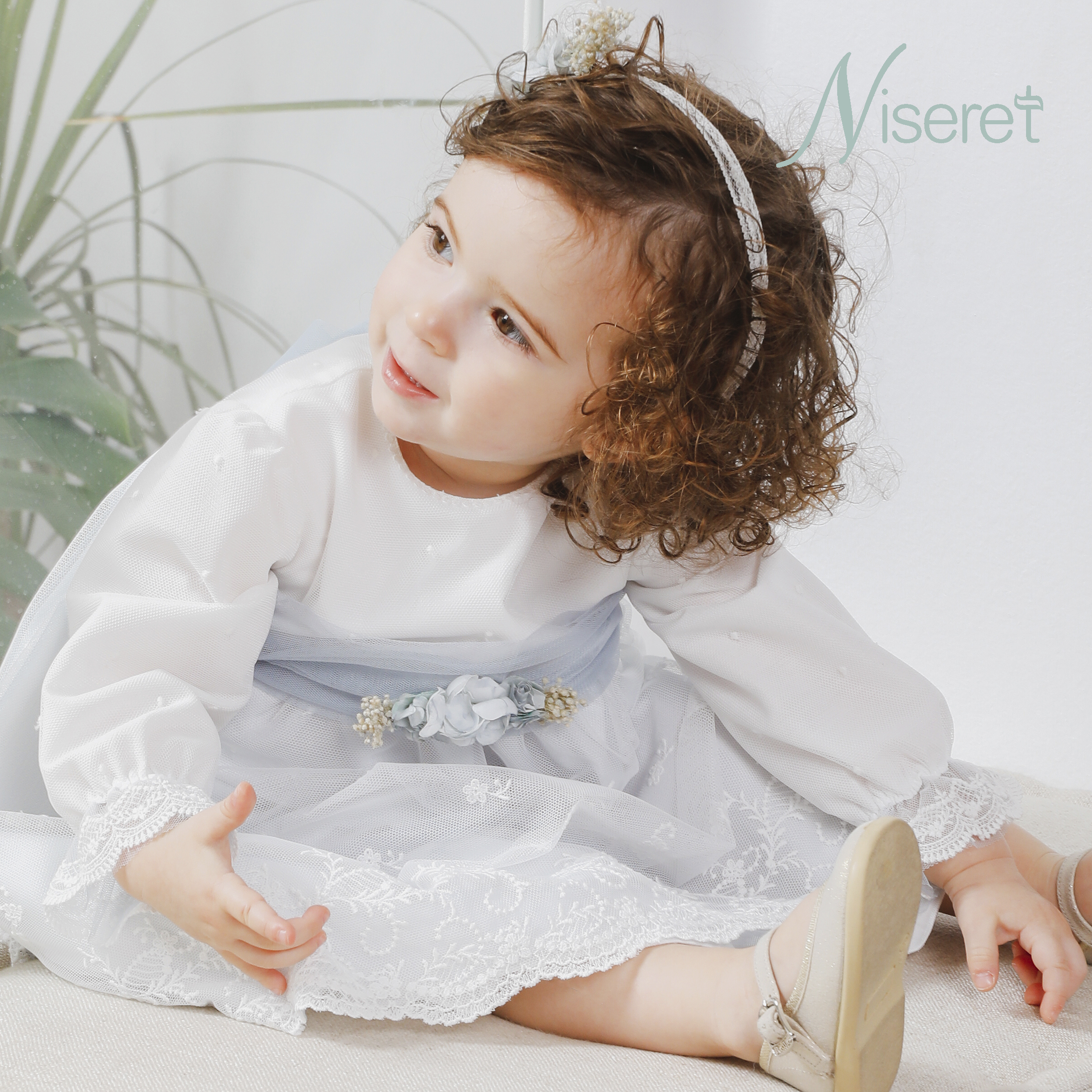 Vestido de Cerimónia com Tule e Renda Niseret
